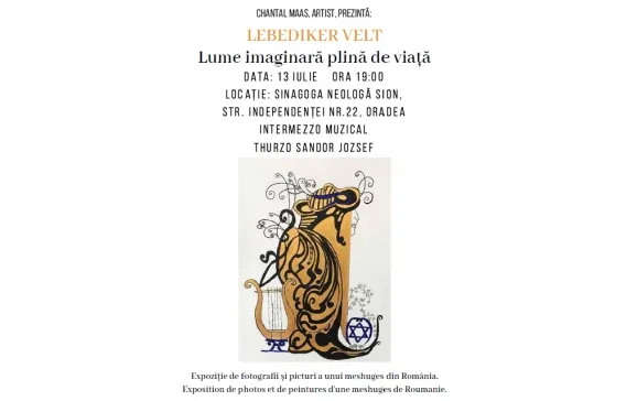 Expoziție de pictură la Sinagoga Sion
