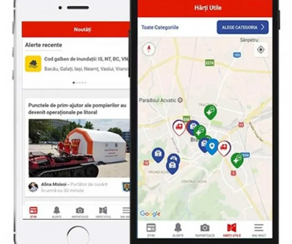 Inspectoratul pentru Situații de Urgență a lansat portalul ro-alert.ro