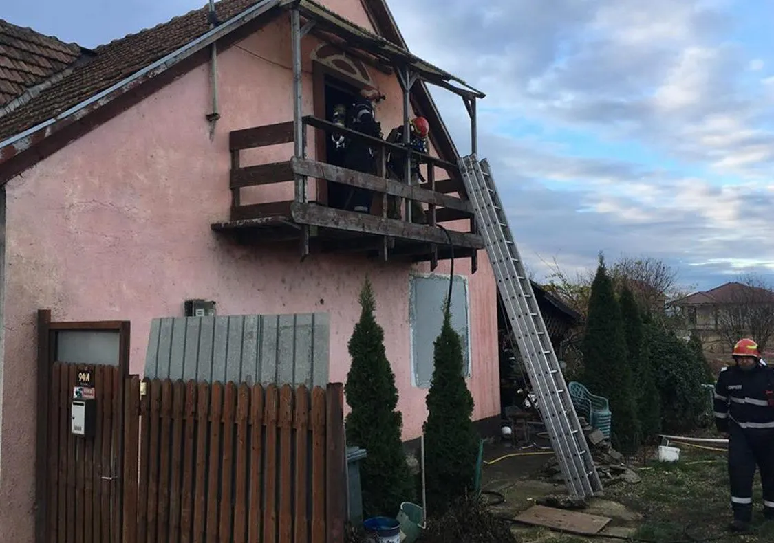 Incendiu la o locuință din Biharia