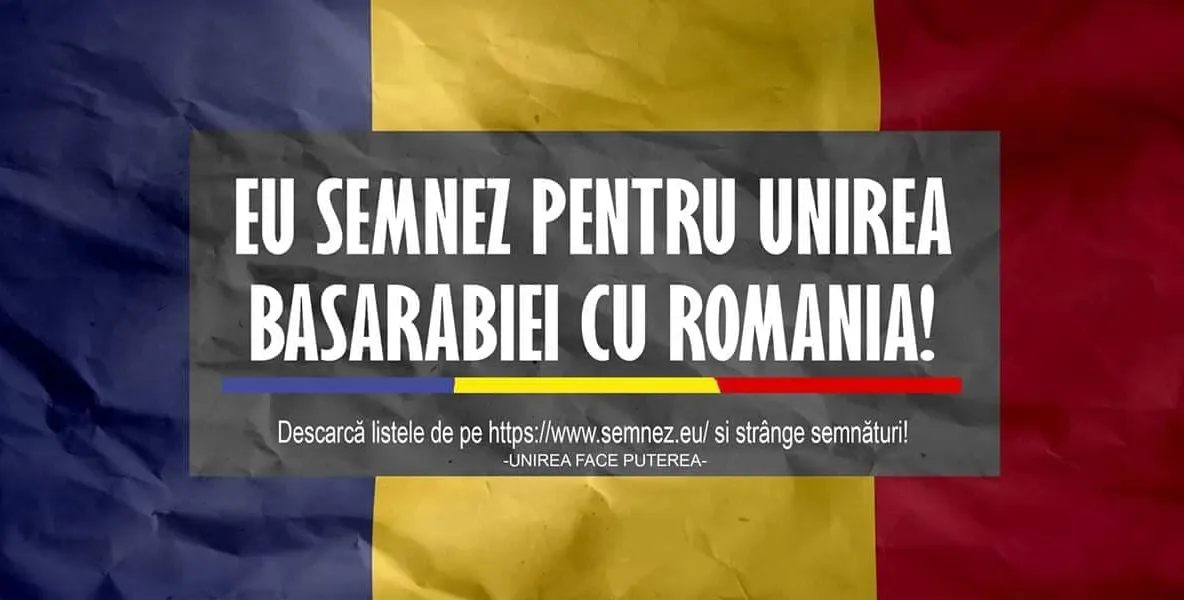 Un milion pentru Unire - campanie de strângere de semnături pentru Unire