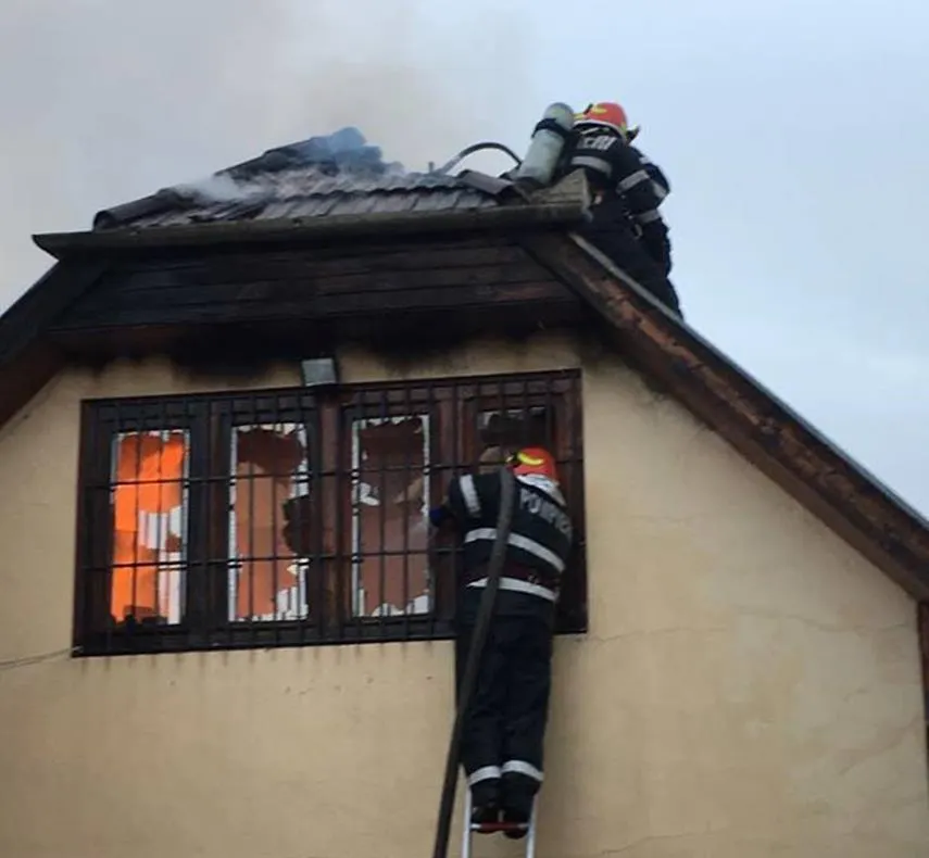 Incendiu la un Centru de plasament pentru copii cu dizabilități din Oradea