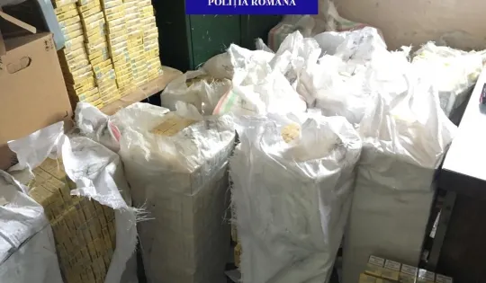 Peste 208 000 de țigarete nemarcare confiscate de polițiștii bihoreni