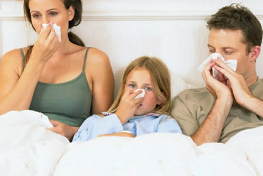 Evoluţia infecţiilor acute respiratorii la populaţia judeţului raportată de către DSP Bihor