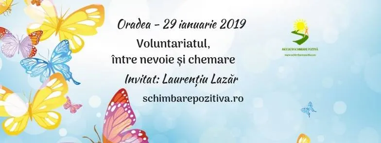 Seria de evenimente Seri Pozitive continuă în Oradea cu Laurențiu Lazăr