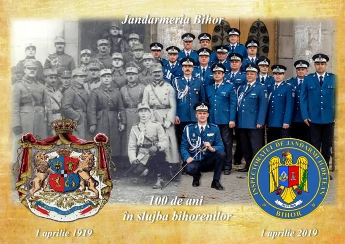 Jandarmeria Bihor împlinește 100 de ani