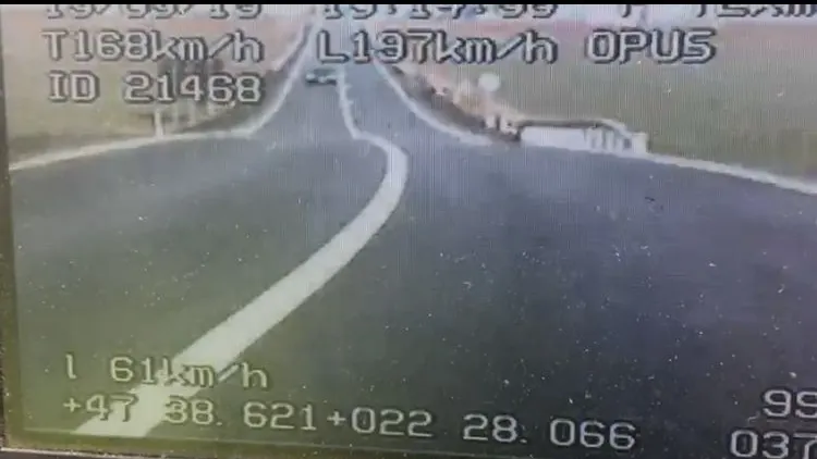 Orădean prins cu viteză record pe centura Careiului