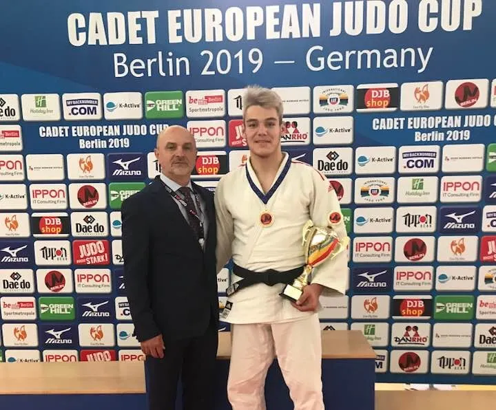 Alex George Creț, locul 1 la etapa de Cupa Europeană de judo pentru cadeți de la Berlin