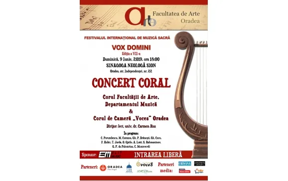 Concert coral în cadrul festivalului internațional „Vox Domini”