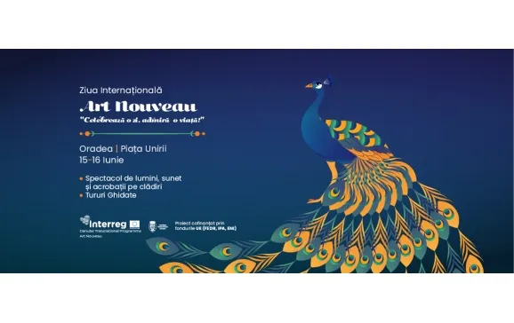 Spectacol de lumini, sunet şI acrobaţii pe clădiri, de Ziua Internaţională Art Nouveau