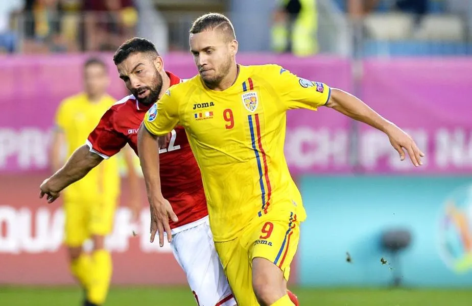 George Pușcaș a înscris golul vitoriei împotriva Maltei