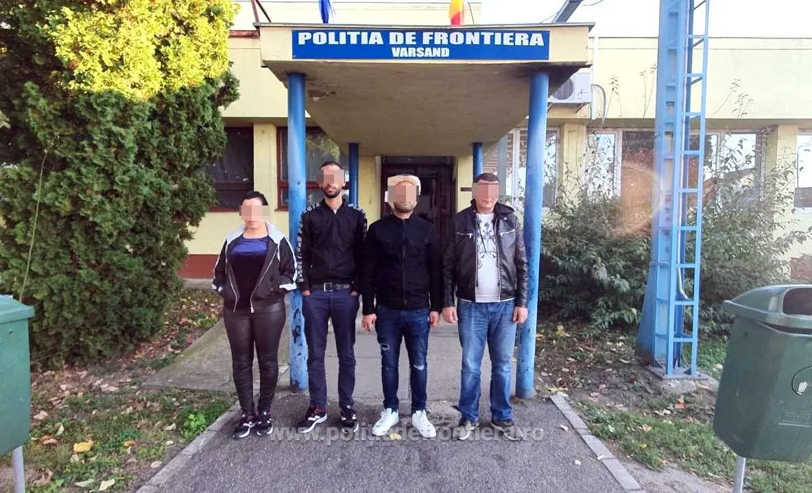 Trei cetăţeni din Tunisia şi unul din Siria, depistați de poliţiştii de frontieră de la Vărşand