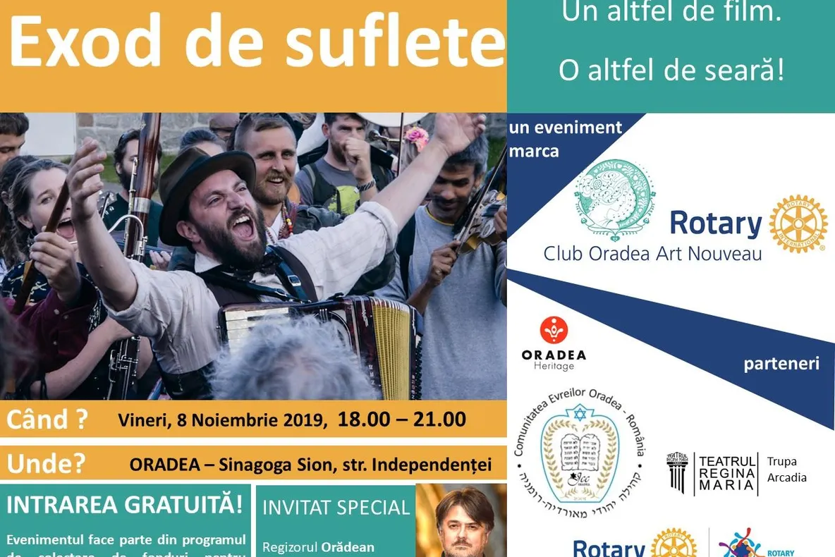 Seară de film: EXOD DE SUFLETE. Invitat: regizorul Orădean Csaba Bereczki