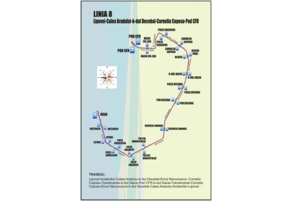 O nouă linie de tramvai în Oradea - linia 8