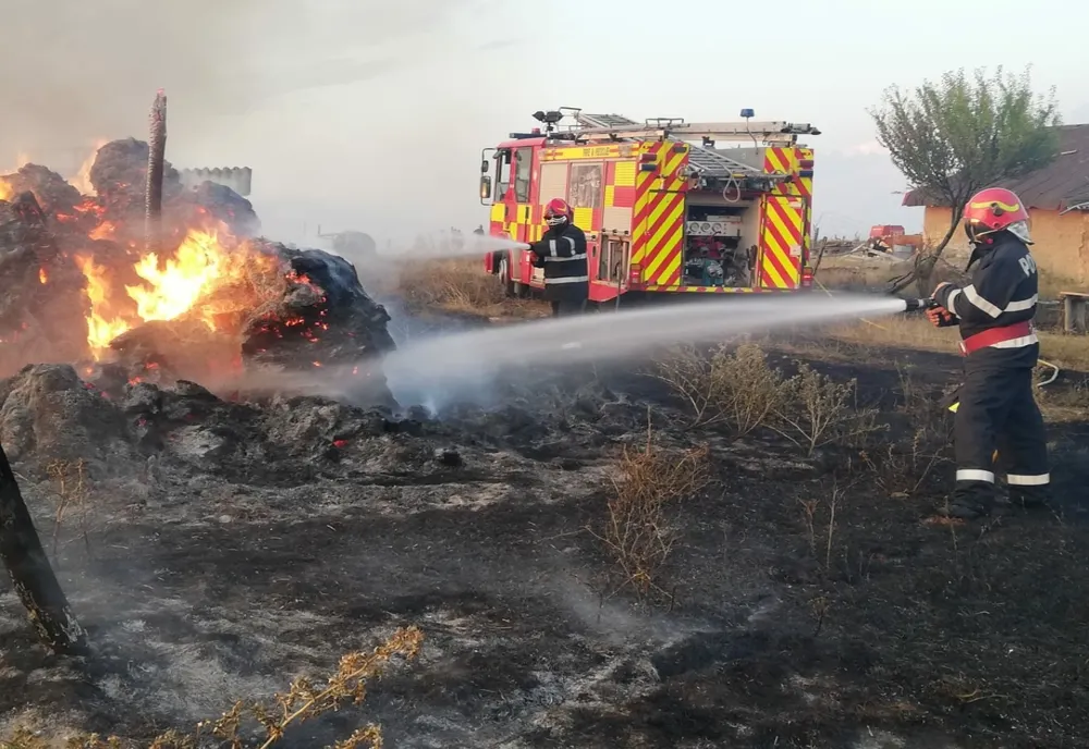 Bihor: 12 incendii în ultimele 24 de ore - peste 125 de hectare de teren afectate 