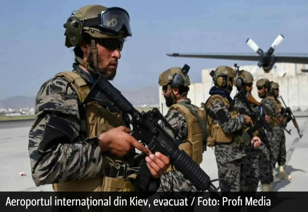 Aeroportul internațional din Kiev, evacuat. Spațiul aerian, ÎNCHIS