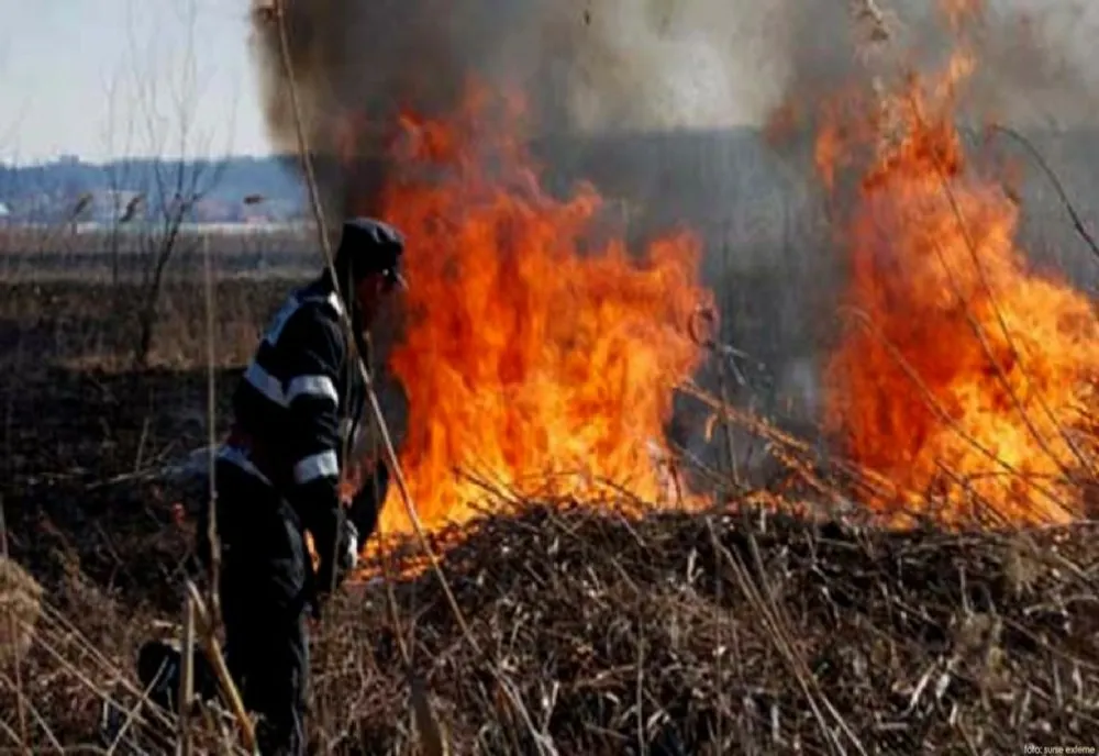 Sancțiuni aplicate de pompieri și de reprezentanții APIA persoanelor care incendiază terenurile și pășunile