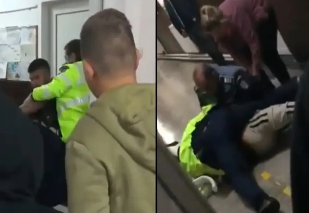 VIDEO: Scandal la școala din Hidișelu de Sus! Minor încătușat de polițiști