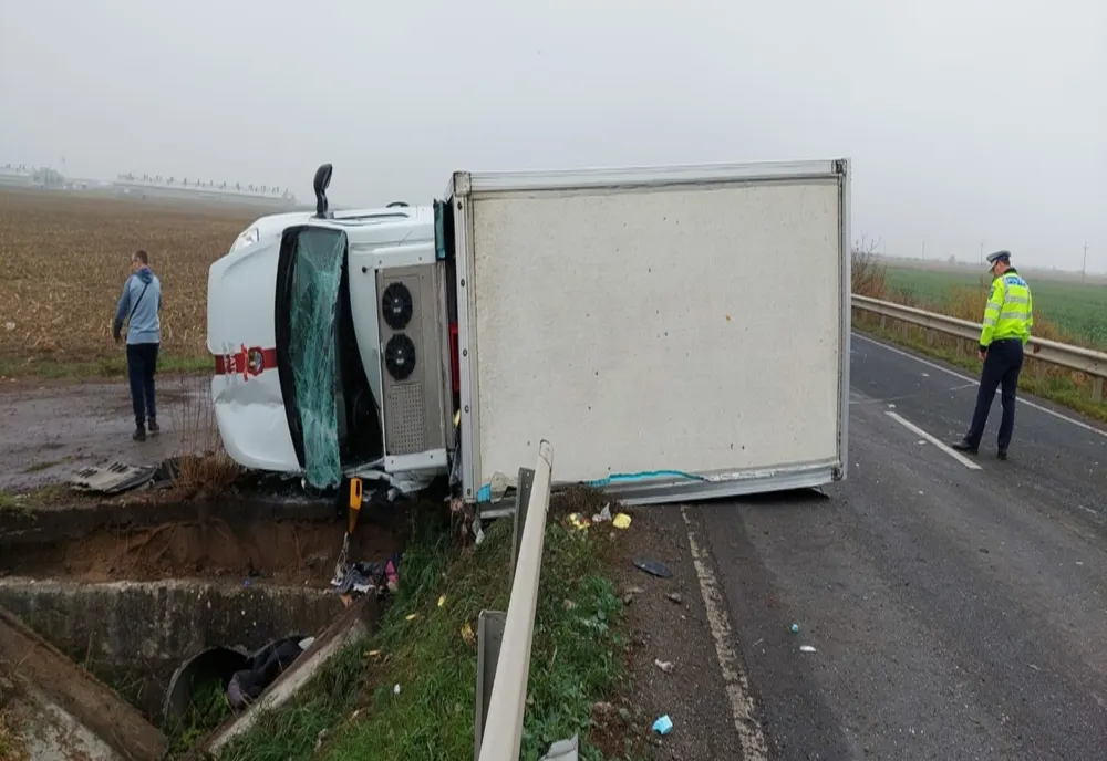 Carambol pe DN 19, între Carei și Moftin! O femeie și un copil, la spital