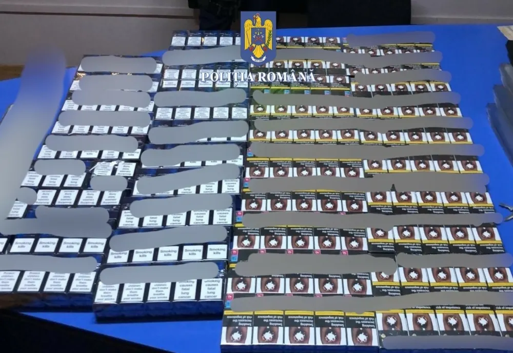 8.000 de țigarete netimbrate legal și autoturismul cu care erau transportate au fost confiscate de polițiștii bihoreni