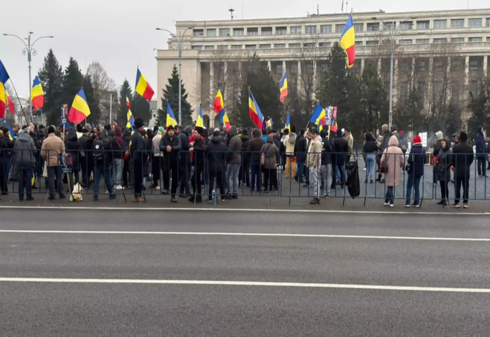 Protest al fermierilor, în Piața Victoriei. Anca Alexandrescu, prezentă la manifestație: "Singura putere este la popor"
