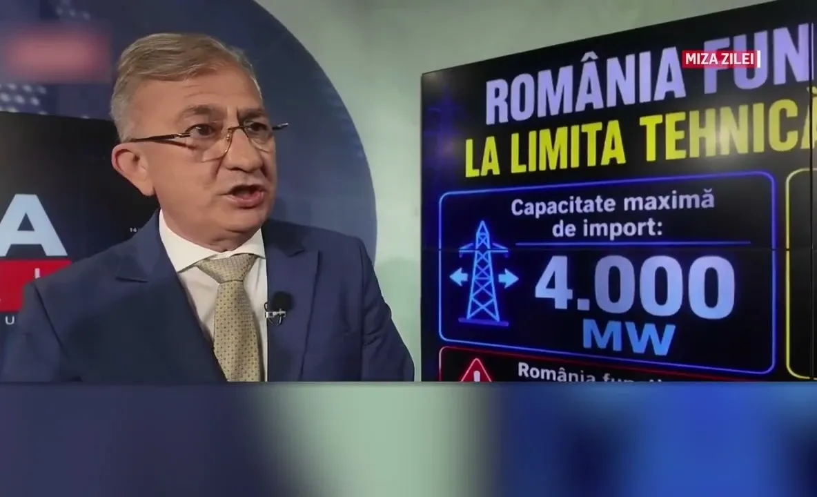 România, la un pas de blackout, tot mai dependentă de importuri. Semnal de alarmă tras de un expert în energie