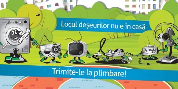 Campanie de colectare deșeuri de echipamente electrice și electronice (DEEE) în Abrămuţ, Boianu Mare și Viişoara