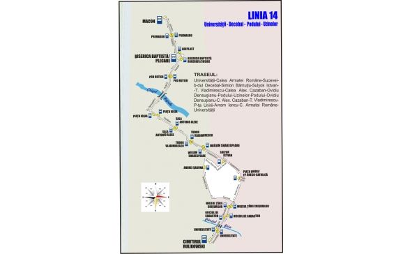 Urmează devierea traseului liniei de autobuz 14 în perioada 16 iulie-17 august