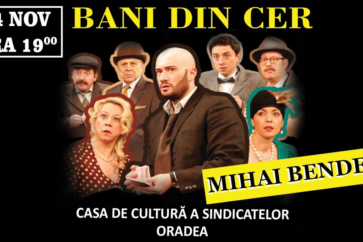 Mihai Bendeac aduce piesa ”Bani din cer” la Oradea