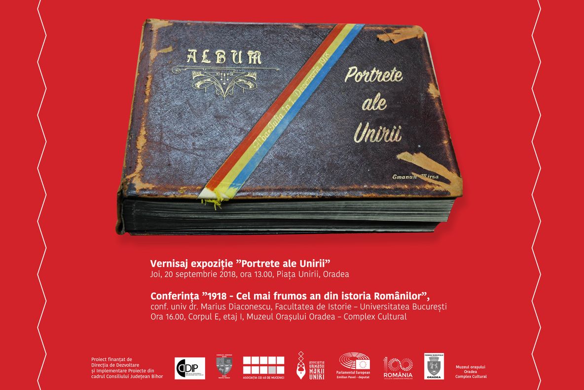 Vernisajul expoziției stradale „Portrete ale Unirii’’