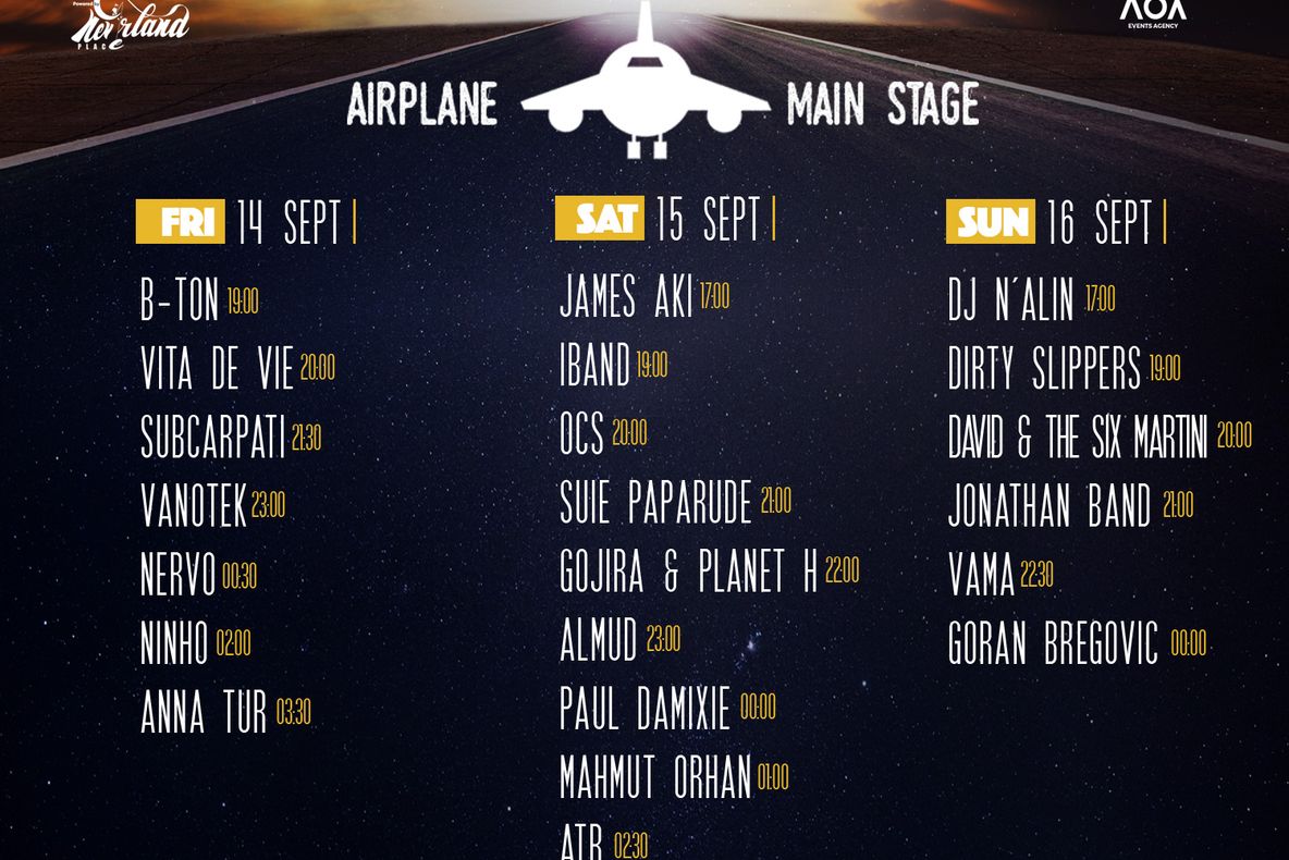 Programul complet al Arad Open Air Festival