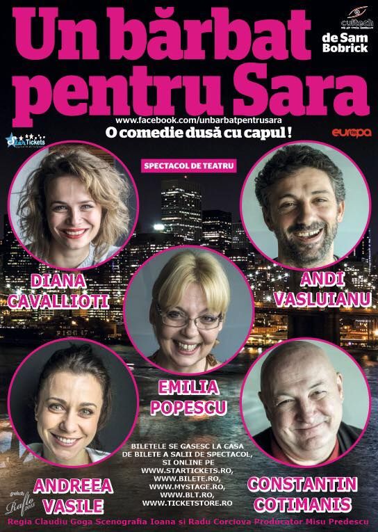 Un bărbat pentru Sara se joacă la Oradea