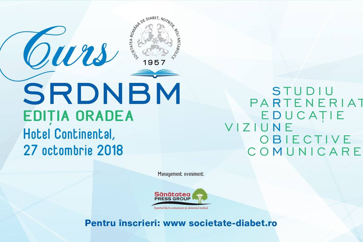Cursul Societății Române de Diabet la Oradea
