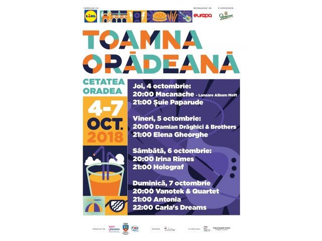 Programul zilei de duminică la Toamna Orădeană