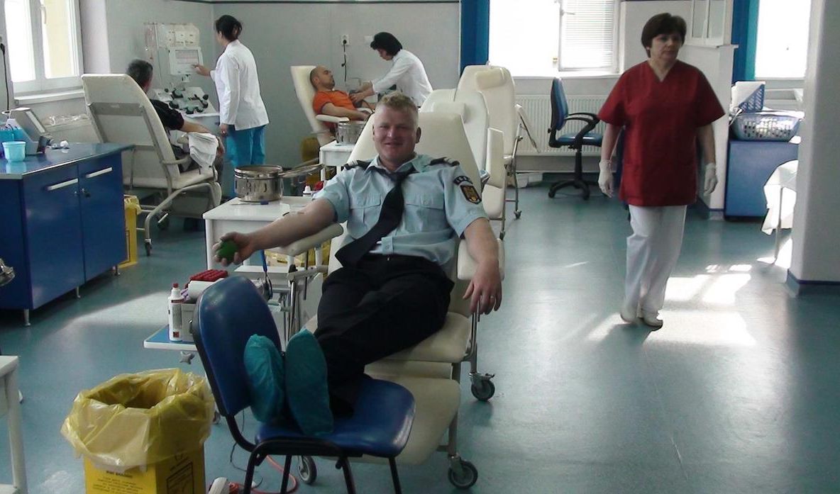 Pompierii militari bihoreni mobilizați pentru a dona sânge