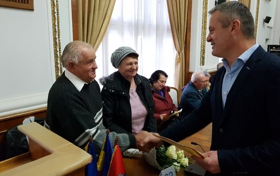 Premiați cu ocazia nunții de aur la Primăria Oradea