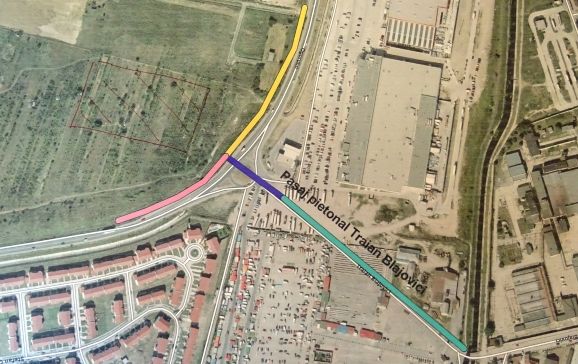 Urmează construcția unui pasaj suprateran în zona Auchan-Leroy Merlin-Piața 100