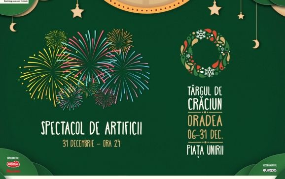 Concert și focuri de artificii în noaptea dintre ani