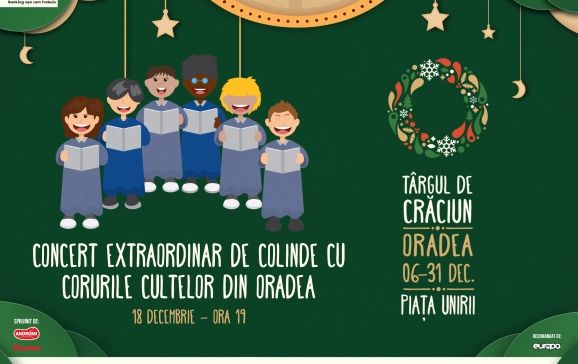 Concert de colinde la Târgul de Crăciun