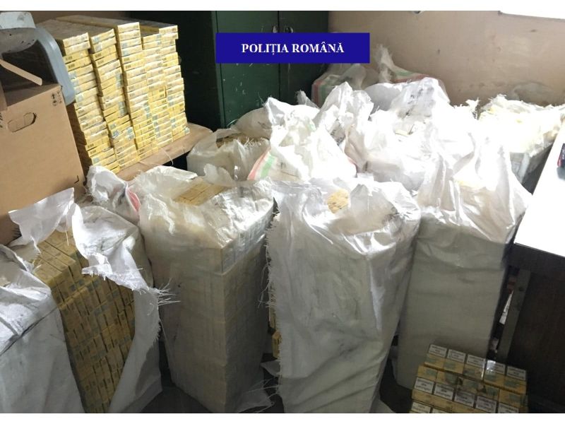 Țigarete nemarcate confiscate de polițIștii bihoreni