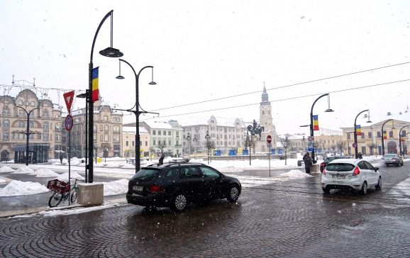 Utilajele de dezăpezire au acționat întreaga noapte