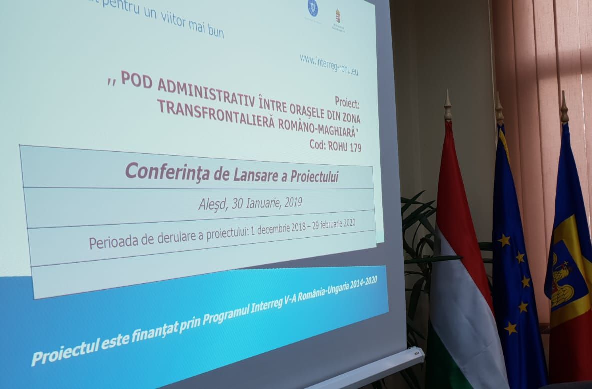 Primăria Aleșd lansează proiectul ''Pod administrativ între orașele din zona transfrontalieră româno-maghiară'