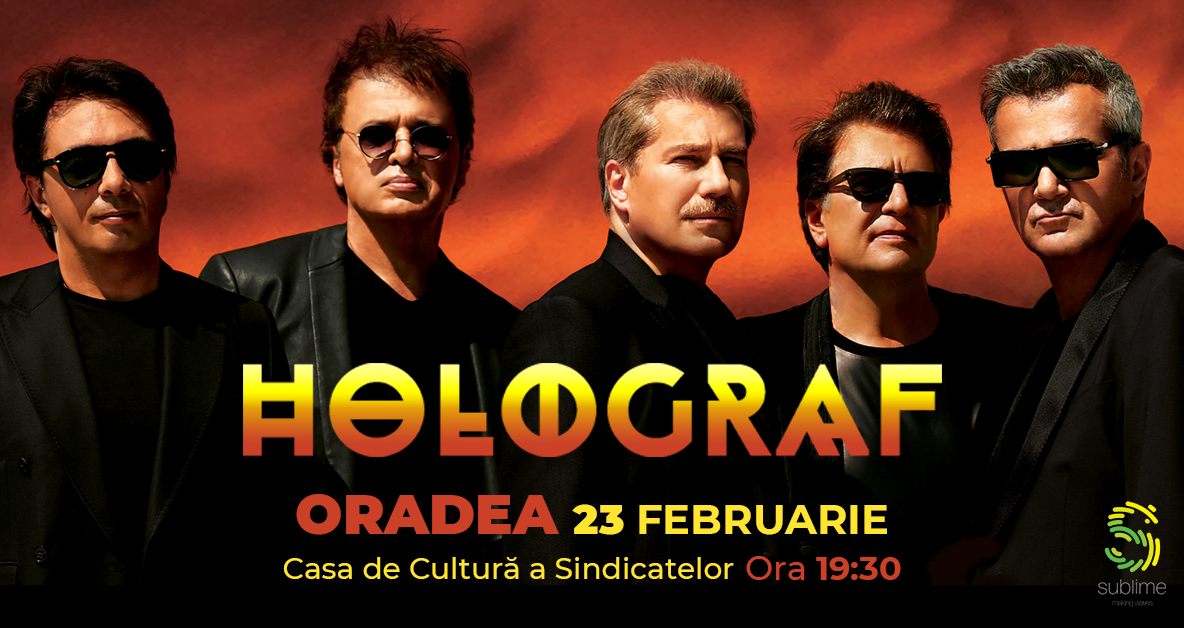 Holograf revine la Oradea cu un nou concert extraordinar