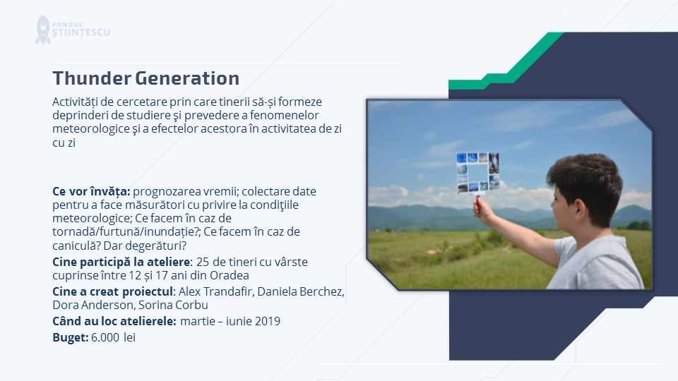 Vremea cunoașterii - Meteo la Gojdu