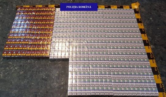 Orădean prins cu peste 18 000 de tigarete nemarcate legal în propria mașină