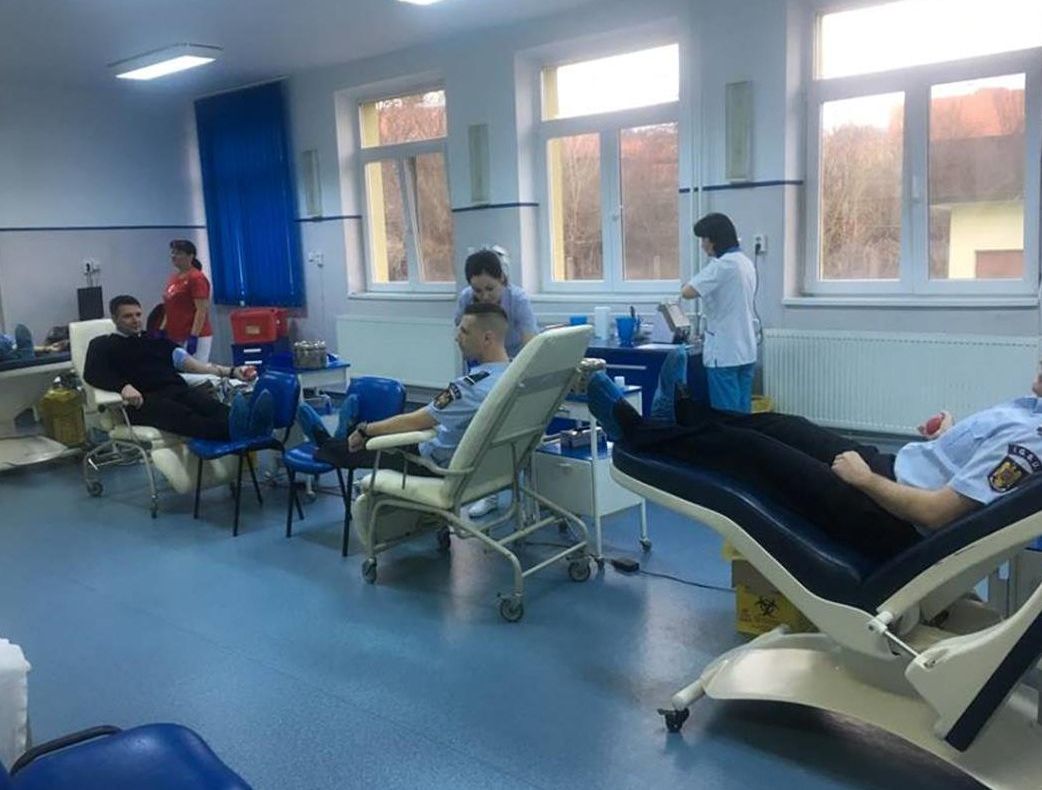 Pompierii bihoreni au donat din nou sânge