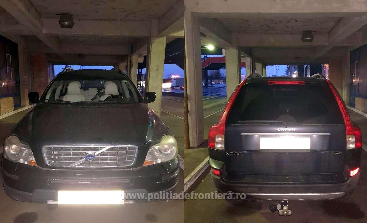 Autoturism căutat în Spania, depistat de poliţiştii de frontieră din P.T.F. Borș