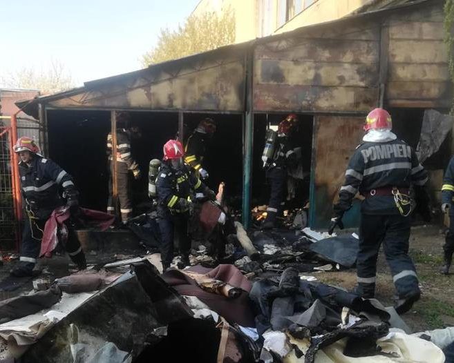 Incendiu grav pe strada Aleea Tineretului din Marghita