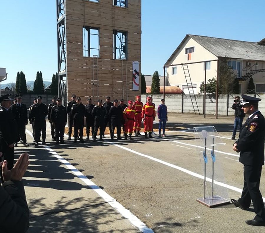 Inaugurarea Turnului de instrucție din cadrul Stației de Pompieri Aleșd