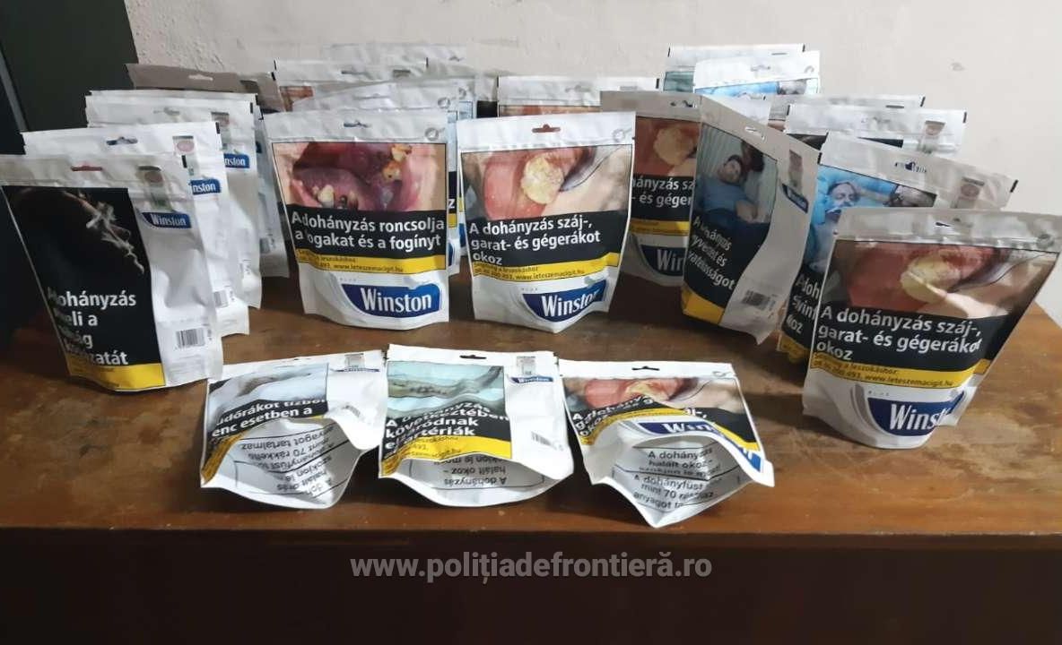 Tutun peste limita legală admisă, descoperit la P.T.F Vărşand