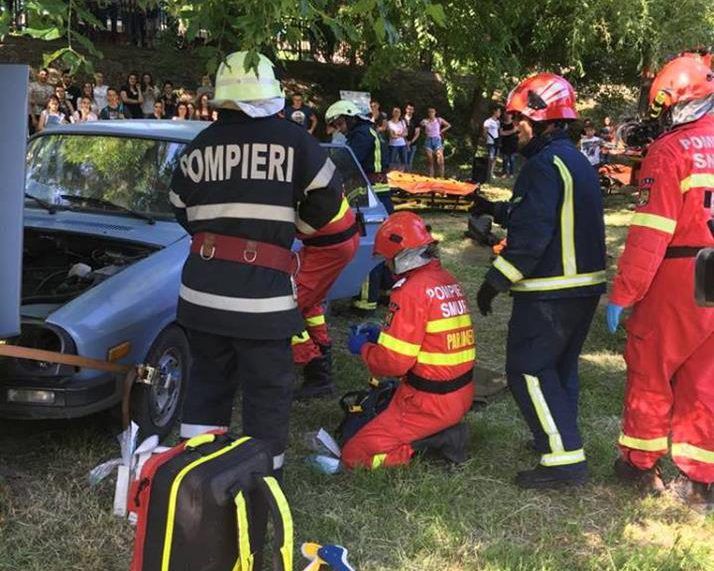 În Piața Unirii din Oradea se va desfășura un amplu exercițiu de descarcerare și acordare a asistenței medicale de urgență